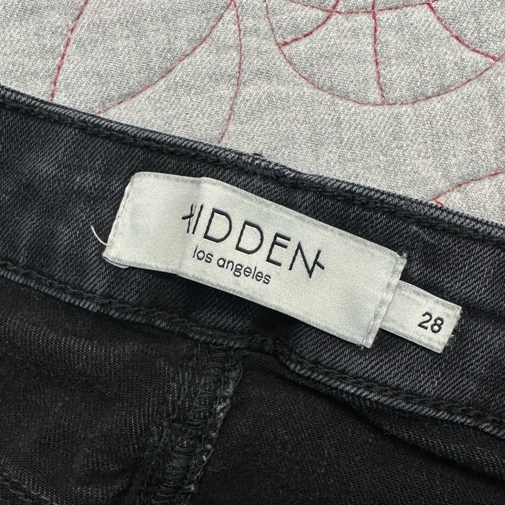 Hidden‎ Los Angeles Cargo Pants Black Straight Leg Utility / Women's 28 - Picture 5 of 8